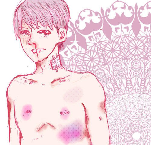 鼻血の男の子