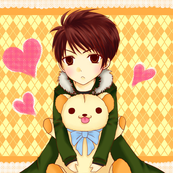塗り直しファーファと男の子