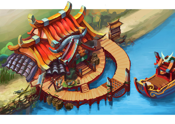 Q版场景练习