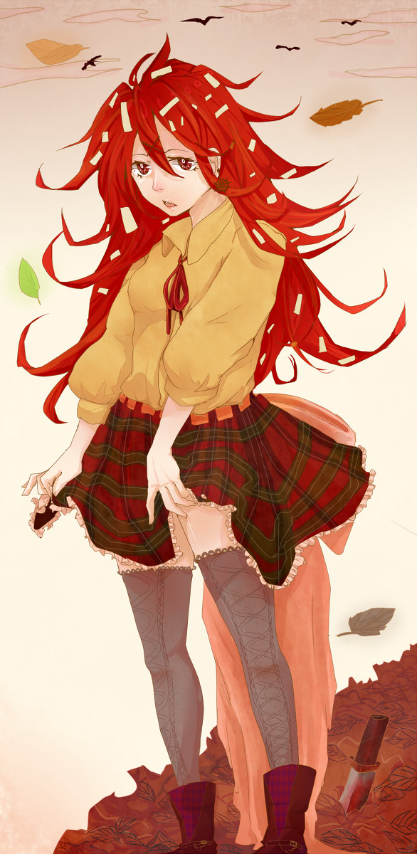 赤の似合う季節