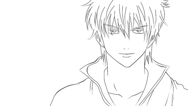 坂田银时lineart