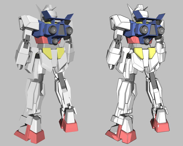 ガンダムAGE　とりあえず完成！！（背面）