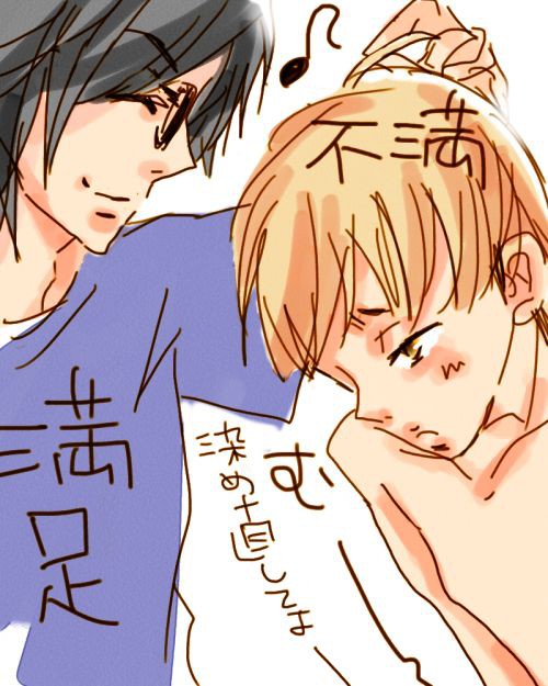 髪を染めた人、染められた人