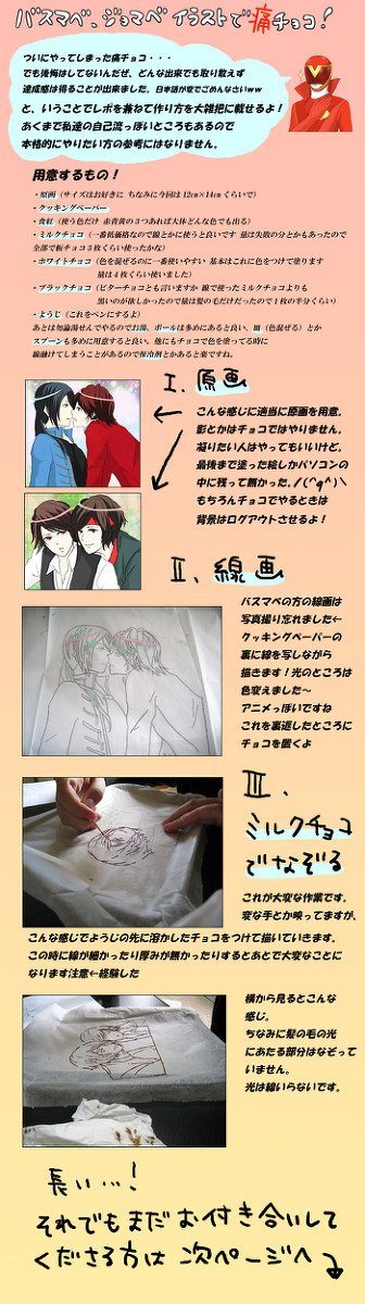 【腐】辛赤と青赤で痛チョコ！