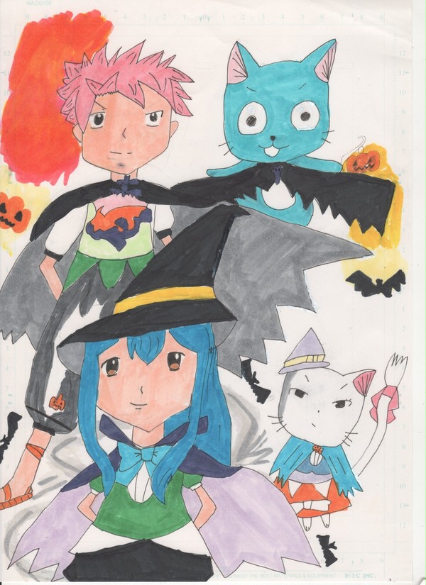 ナツ＆ハッピー＆ウエンデイ＆シャルルのハローウイン