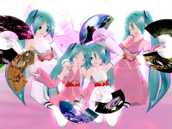 Lat式着物ミク