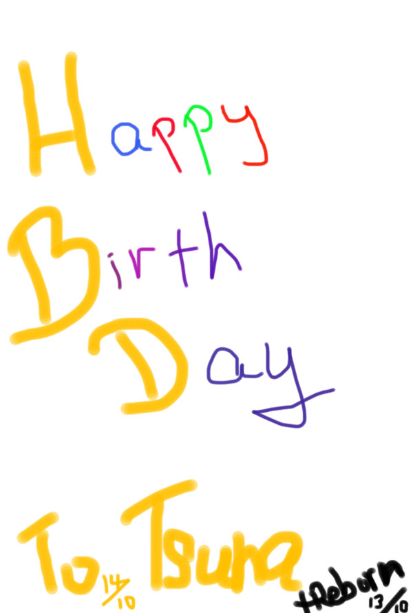 HBD TO TSUNA