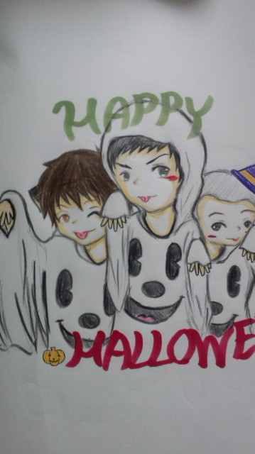 ハロウィンで京都組(幼少期)