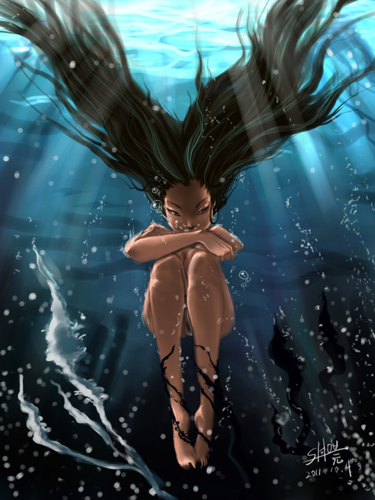 水中少女