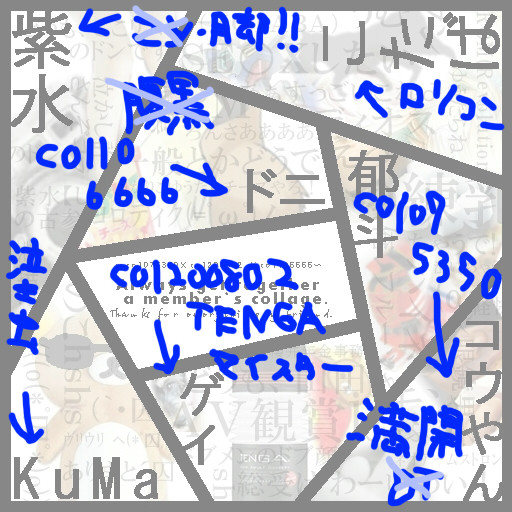 コラージュ「何にも嘘はついてない!」