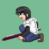 ドット絵・一浄 晃 しゃがみ (リテイク)