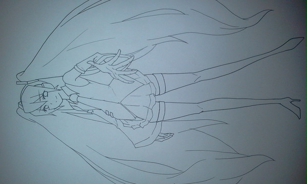 初音(線画)