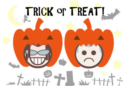 金剛兄弟ハロウィンポストカード