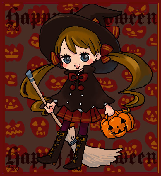 塗り絵：yukkeさんのまじょっこ