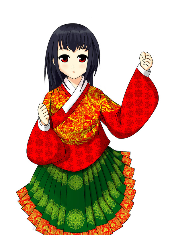 中国の明代ガール