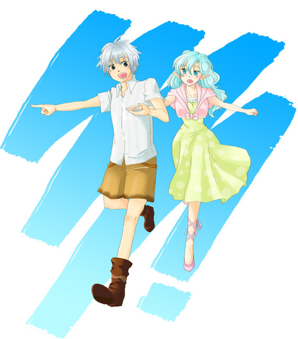 何年後かのシロちゃんとルーミィ