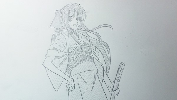 落書きだぁ！