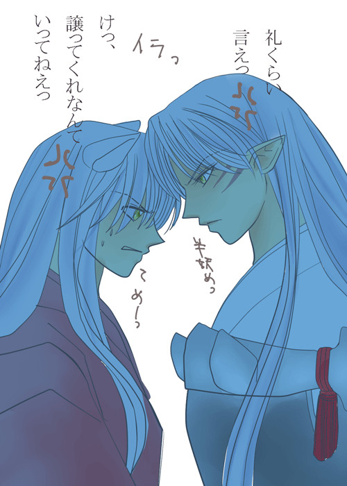 殺生丸と犬夜叉