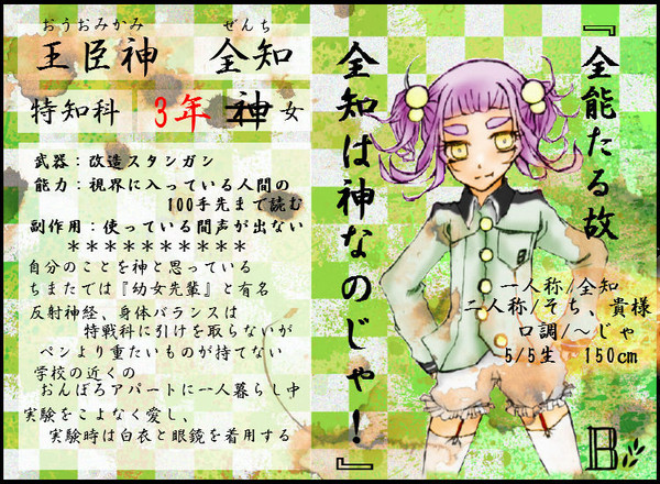 【PBeS】王臣神 全知【キャラシ】