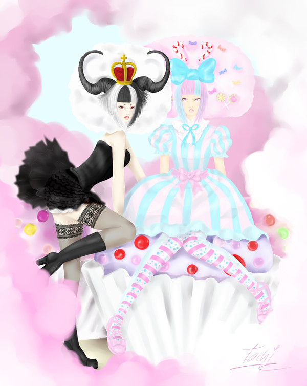 SWEET and her ERO Loli side