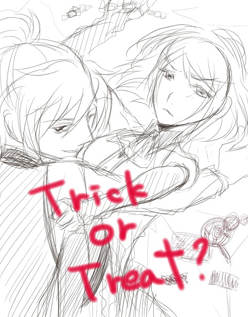 レンリン下描き
