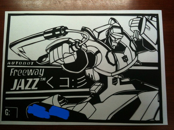 【切り絵】トランスフォーマー・アニメイテッド ジャズ