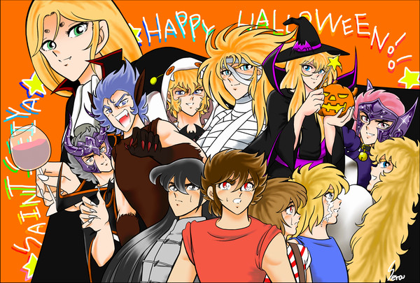 聖闘士星矢でハロウィーン！！