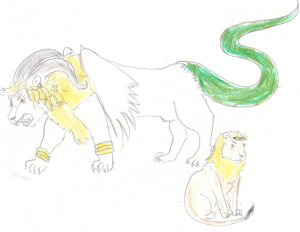chimera DIO and lion Giorno