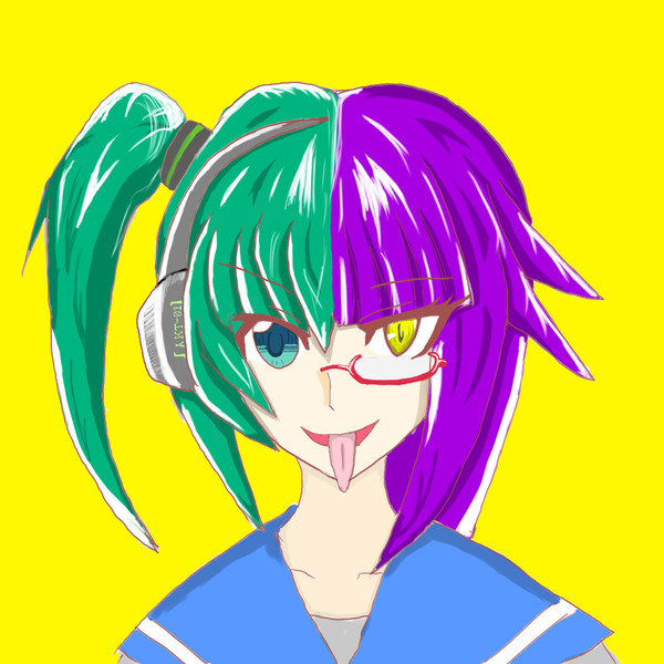 左右非対称娘さん