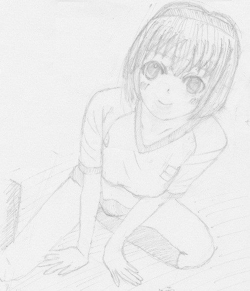 こんなポーズ初めて描いた・・・
