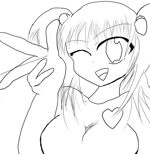ミルク(線画)