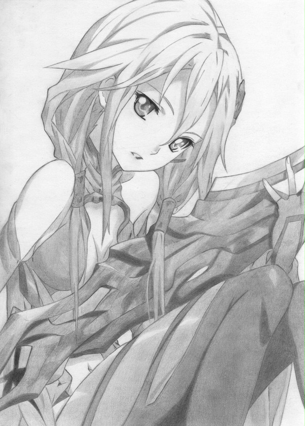 楪いのりを描いてみた!