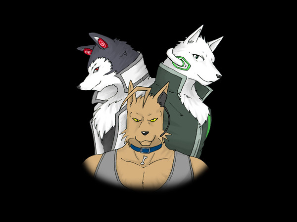 犬獣人×3だし　ケルベロスでいいんじゃないかな