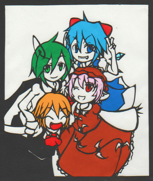 切り絵⑨るてっと