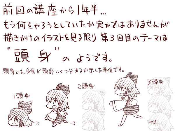 【講座】絵が描けないと言う人の為のお絵描き講座的な何か【基礎③】