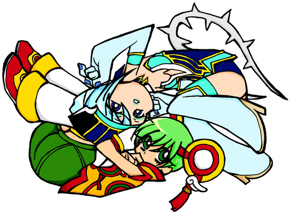 ブルーローズ＆ドラゴンキッドでパンストOP