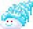 ドラクエ　ドット絵　No.2　つららスライム