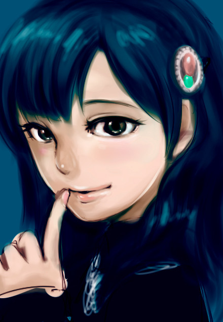 青色女子