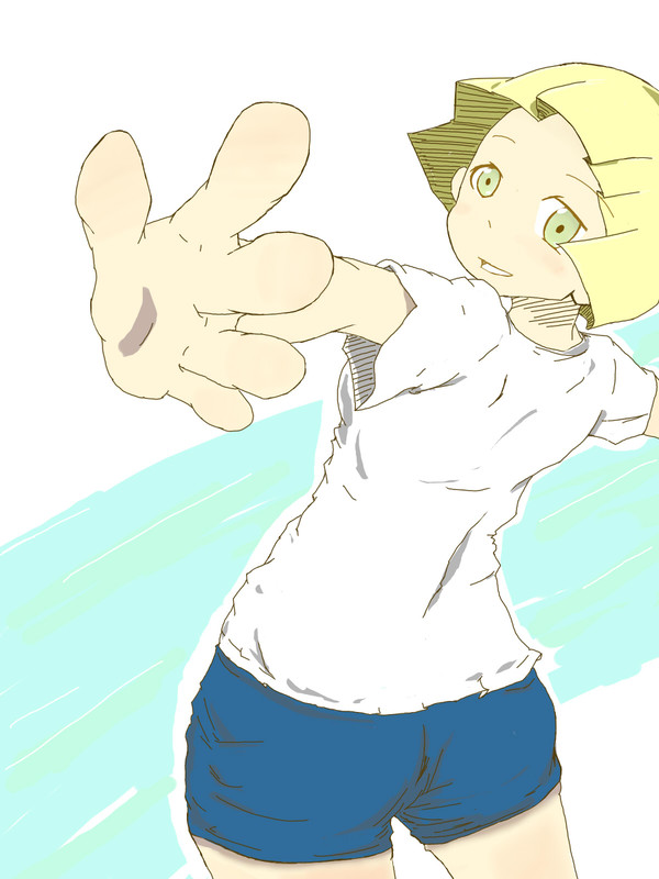 大きく広げて