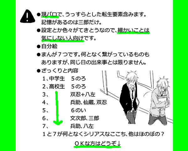 現パロまんが①