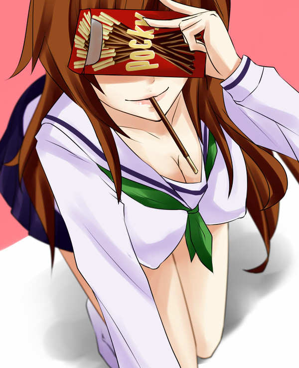 わんこっ、ポッキーゲームしない?