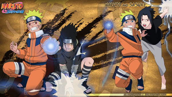 Naruto nad Sasuke