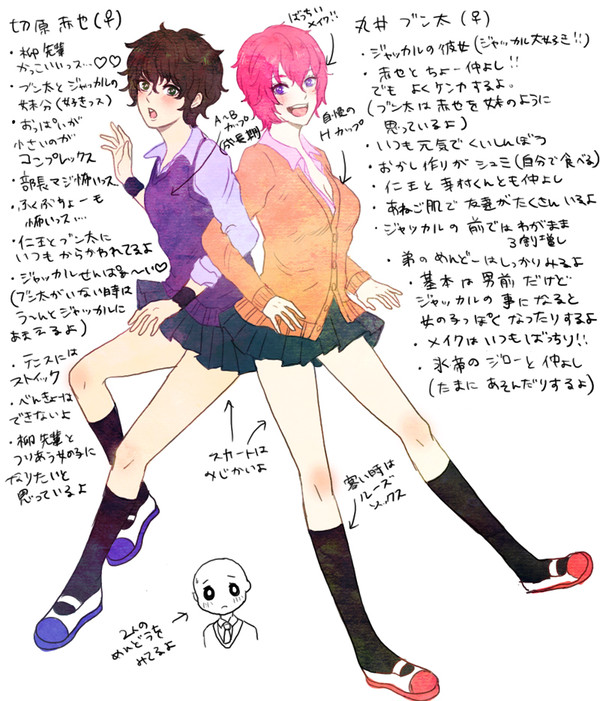【♀化注意】立海と氷帝仲良しコンビ