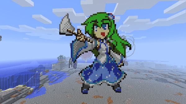 【東方人形劇】早苗さんを作ってみました【minecraft】