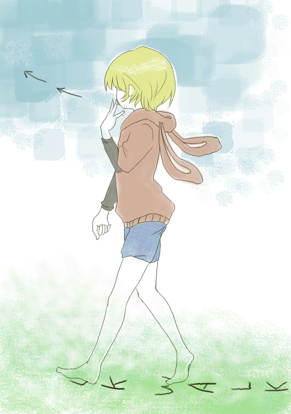歩く