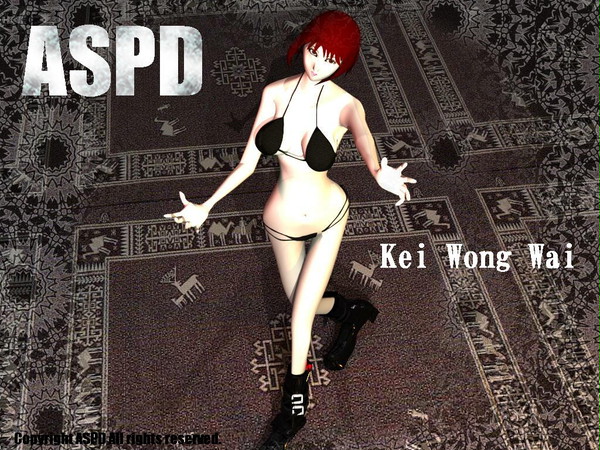 「ASPD」ケイ　コスプレ　水着1