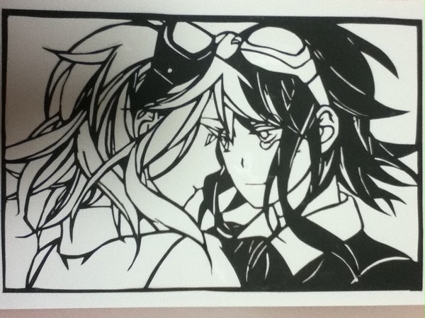 モザイクロール【切り絵】