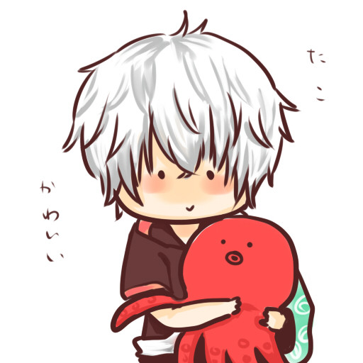 銀さん描いたよ―。