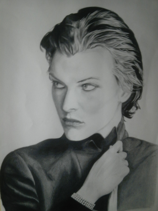 Milla Jovovich Sketch