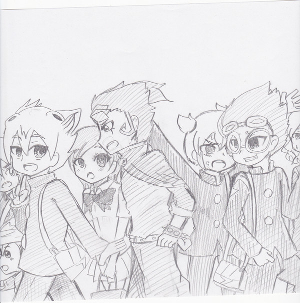 イナイレGOキャラ(not全キャラ)(最近の絵)